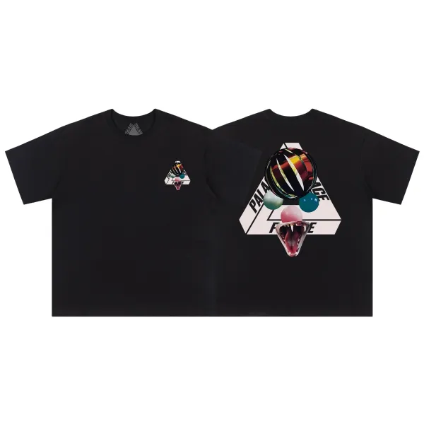 Palace Skateboards Triangle Logo White T-Shirt - 31