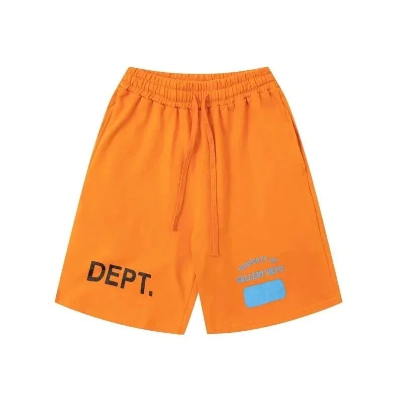 DEPT. DEPT. Orange Shorts with Drawstring Waist Orange