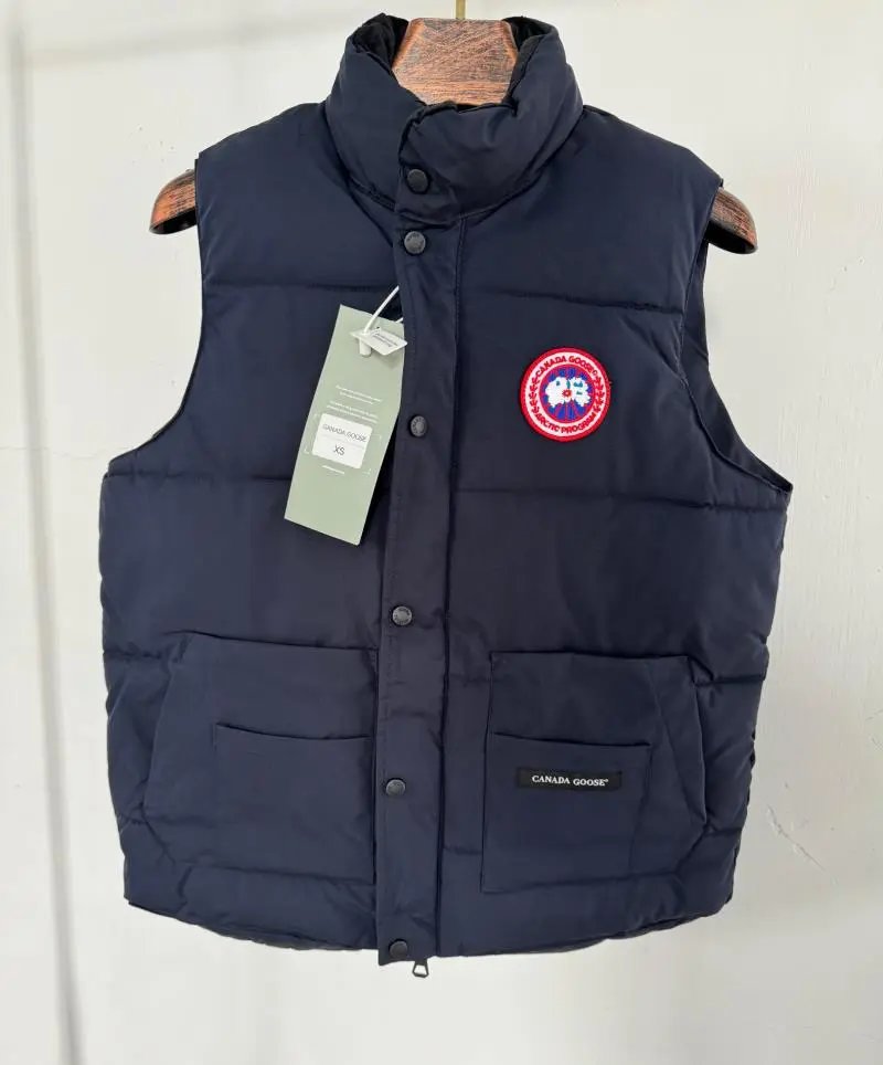 Blue and red vest