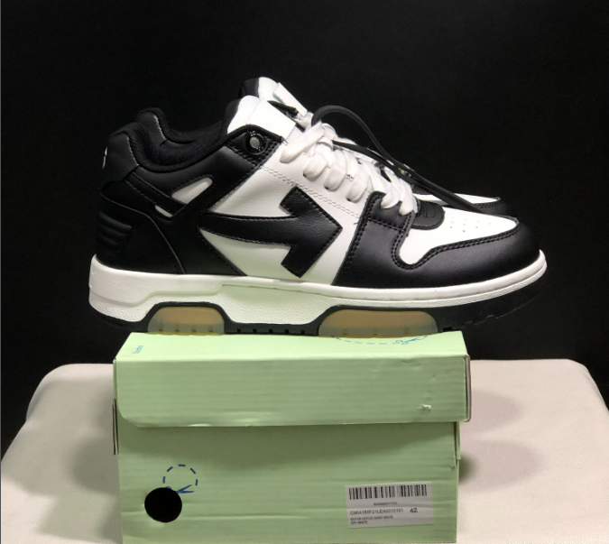 Off-White Out Of Office Low White Black OMIA189F21LEA0010110