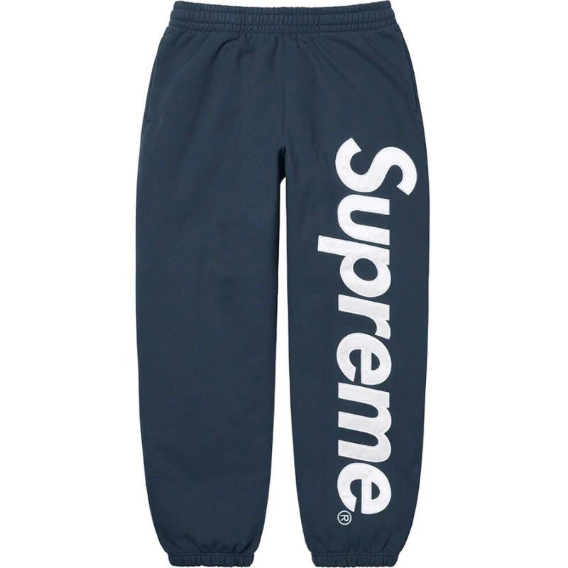 1309 pants big logo in navy blue