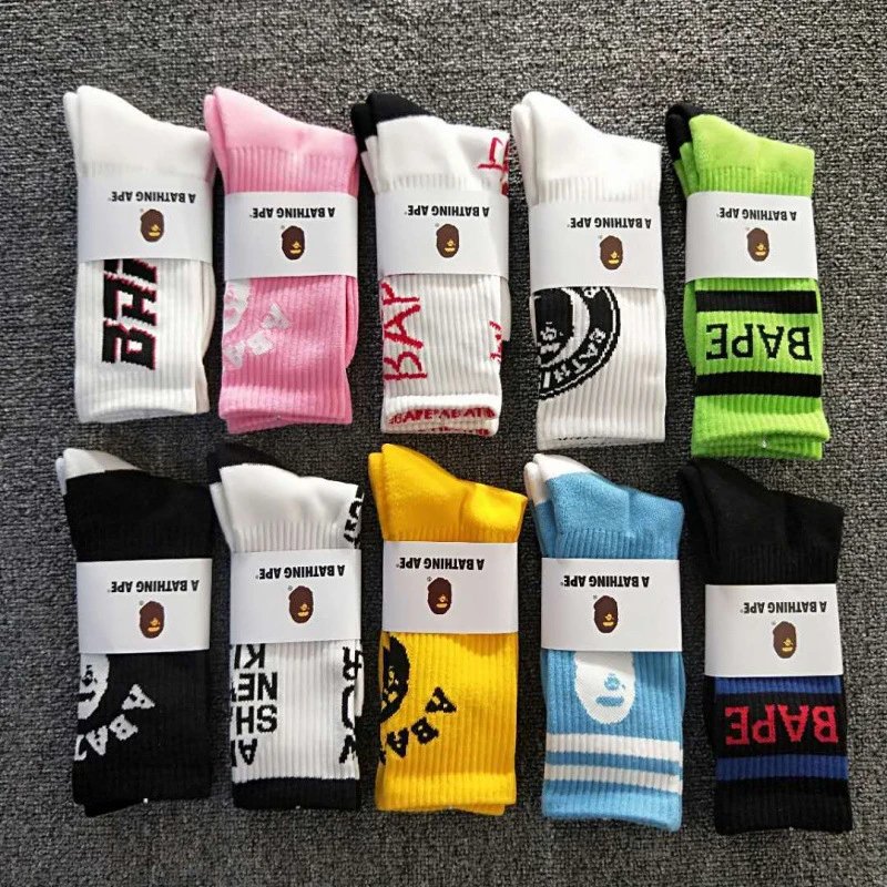 A Bathing Ape Bape Crew Socks
