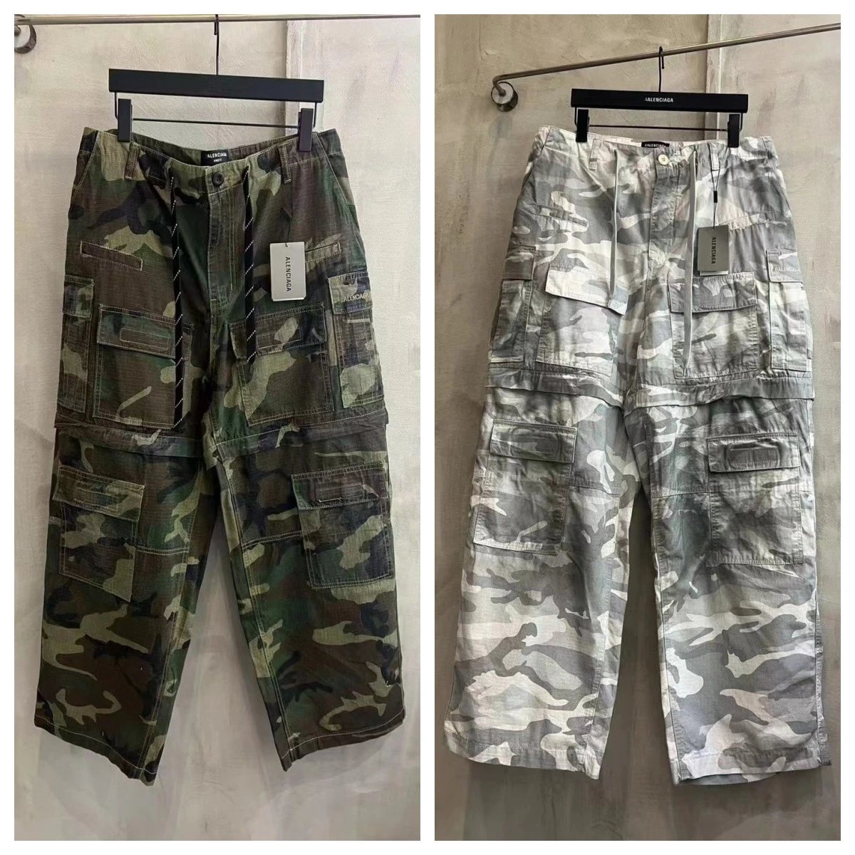 Balenciaga Camo Cargo Pants