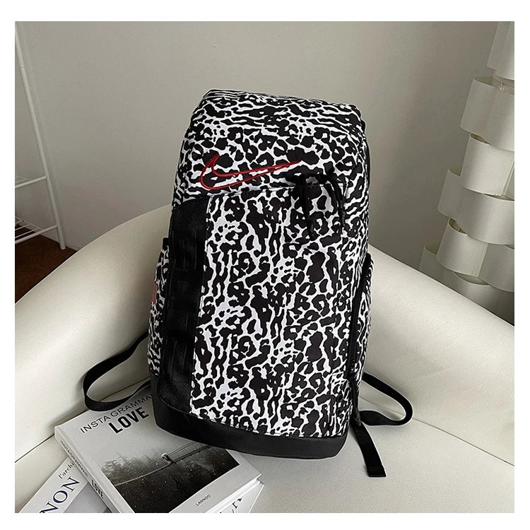 Leopard print white flower