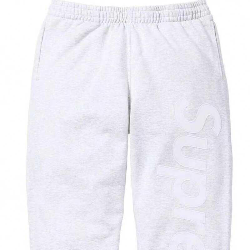 E559 White Grey (Large Letter Pants)