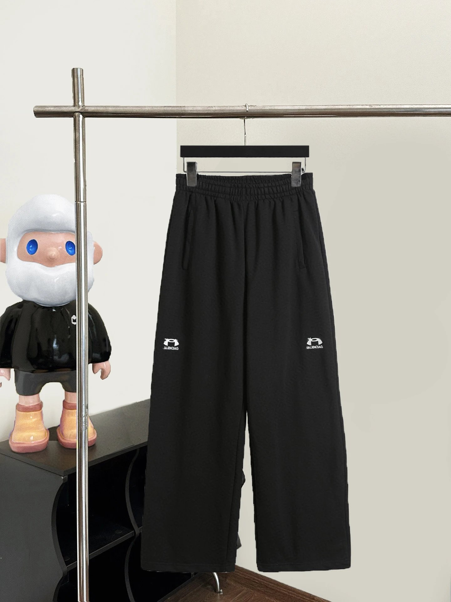 Balenciaga Under Armour Sweatpants Embroidered Logo Black