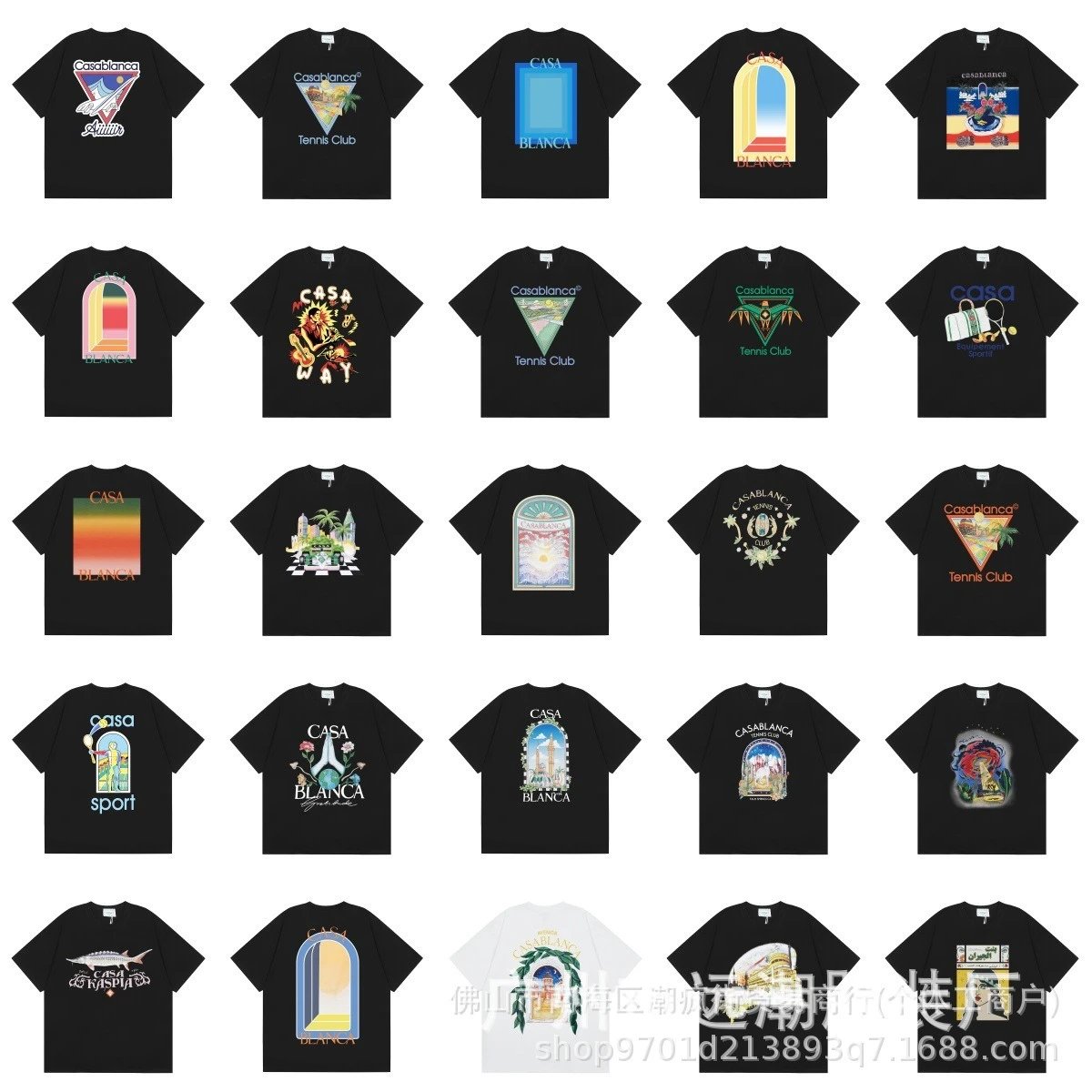 Unisex short sleeved round neck t-shirt 1