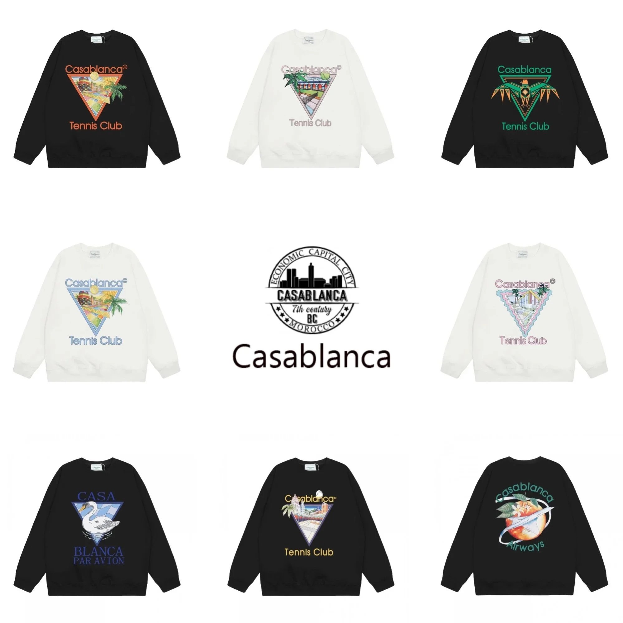 高品质时尚潮流圆领卫衣Casa002 - 133993