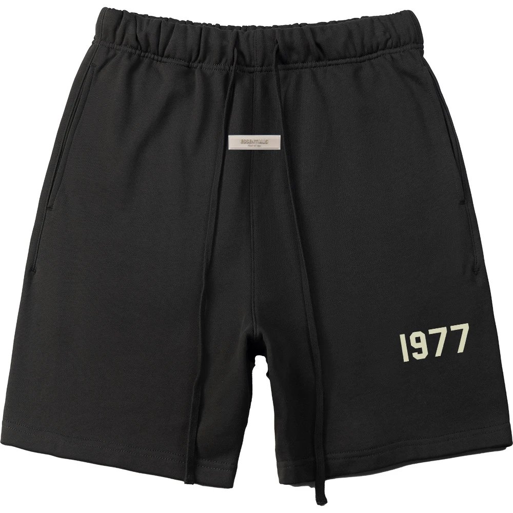 高品质1977休闲宽松植绒潮牌短裤男 - 133981