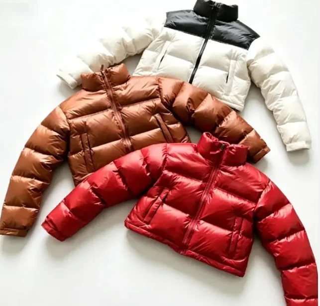 The North Face cropped puffer jacket