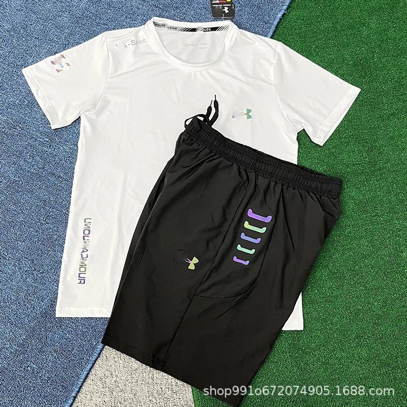 Black (216 Black Shorts + 887 White Short Sleeve)