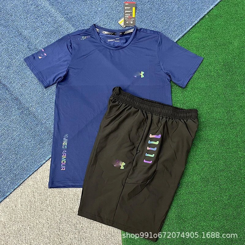 Royal Blue (216 Black Shorts + 887 Royal Blue Short Sleeve)