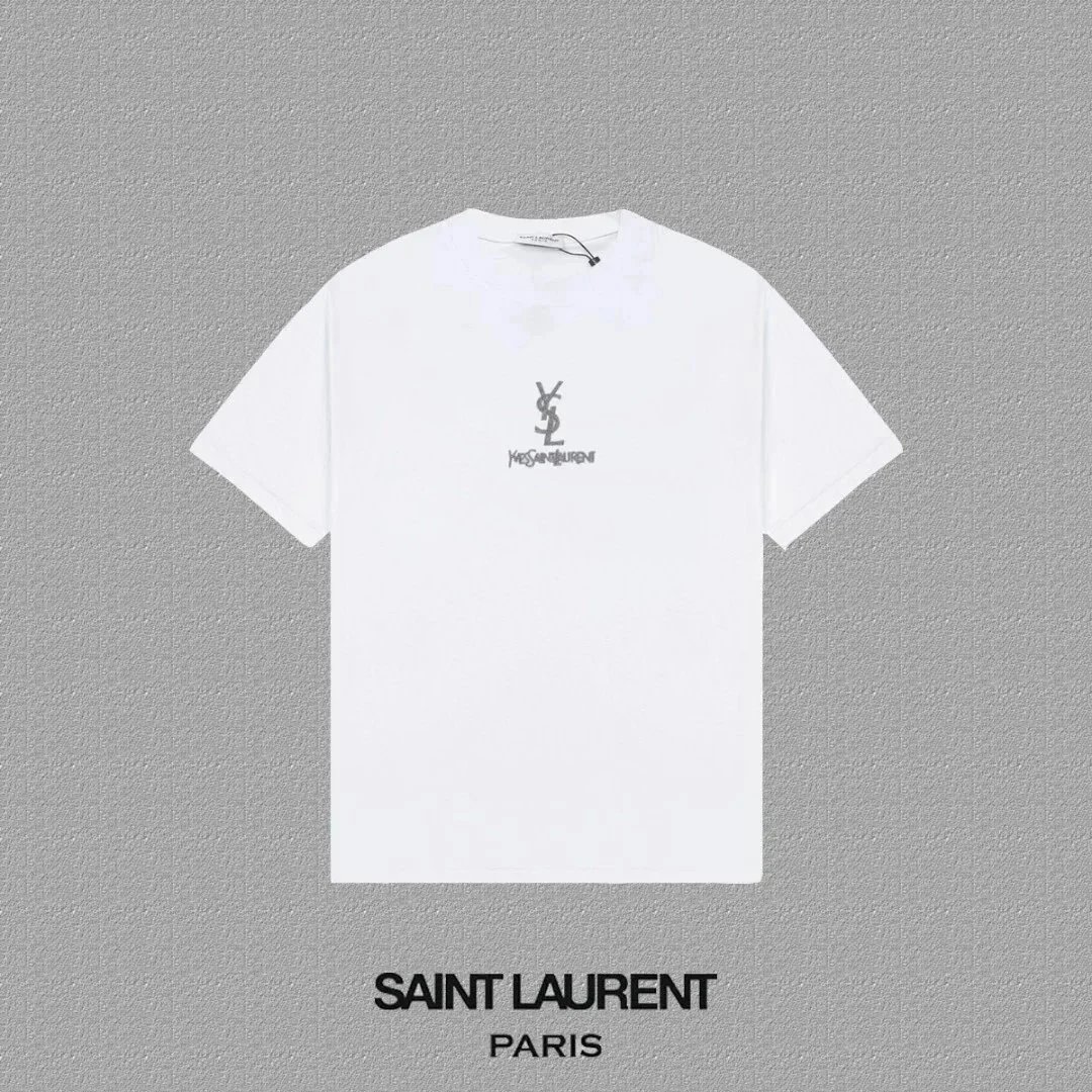 Saint Laurent T-Shirts YSL Logo Print — 05
