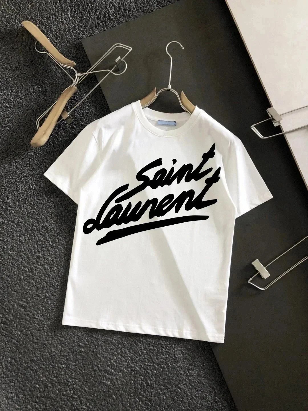 Saint Laurent T-Shirts YSL Logo Print — 18