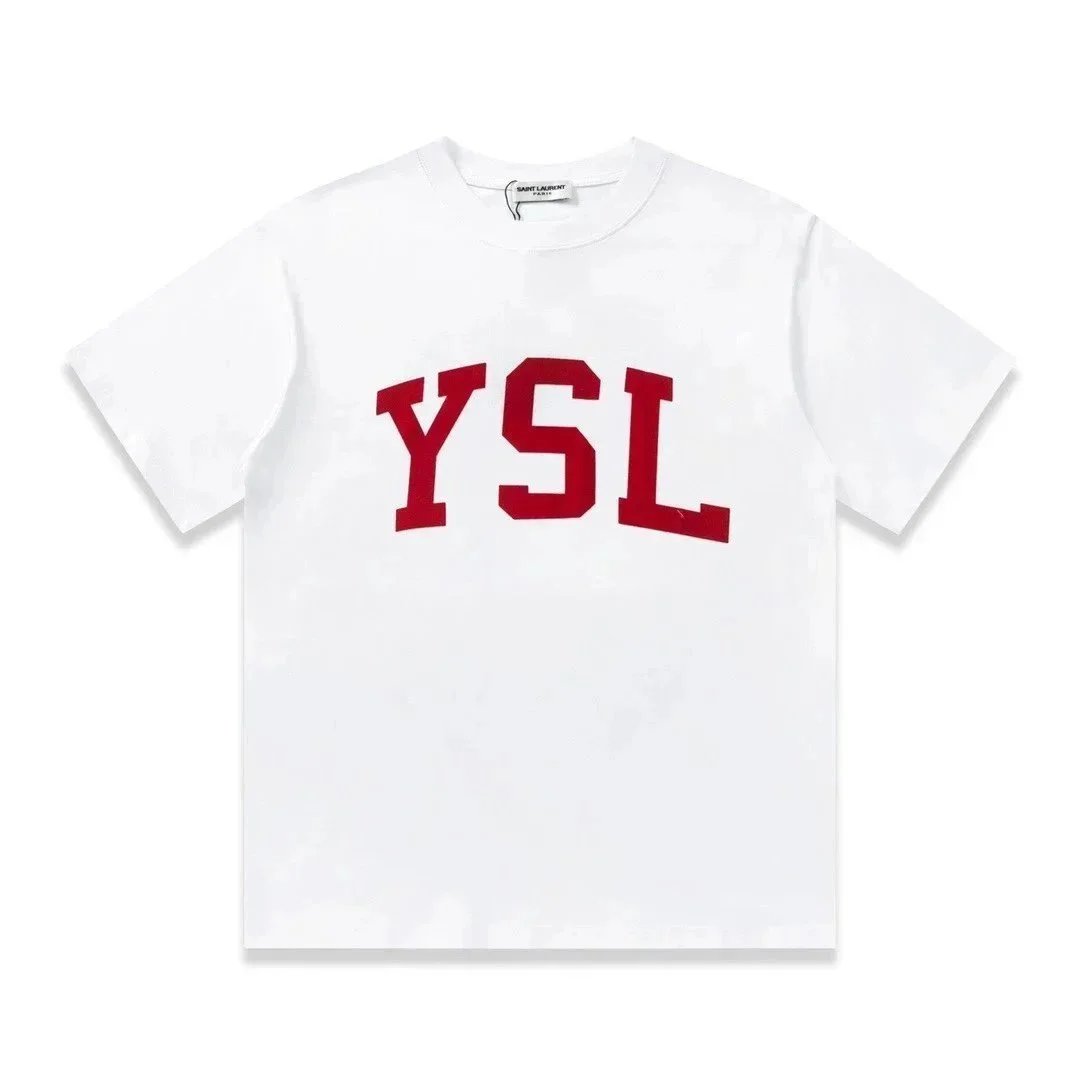 Saint Laurent T-Shirts YSL Logo Print image 7