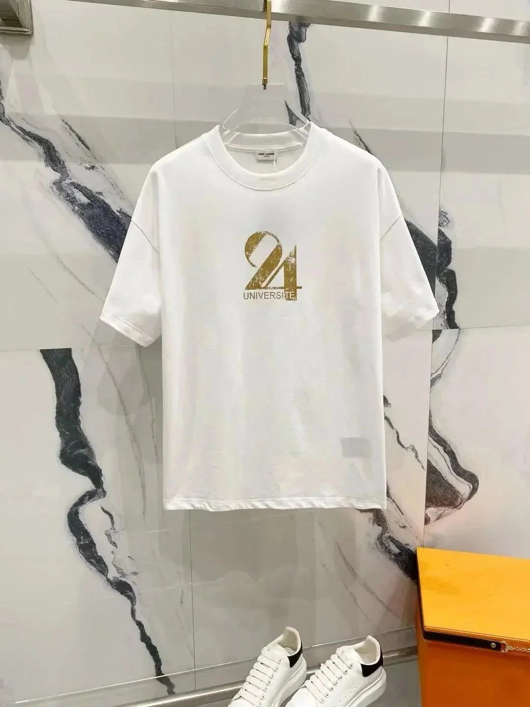 Saint Laurent T-Shirts YSL Logo Print — 28