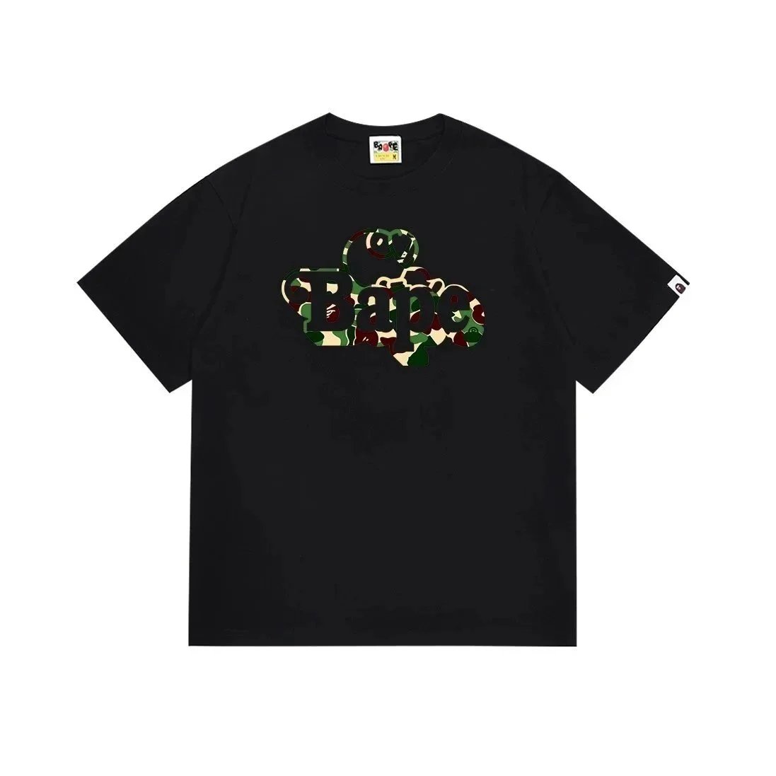 A BATHING APE Shirts Short-Sleeve Polo Shirt with Shark Logo — 33