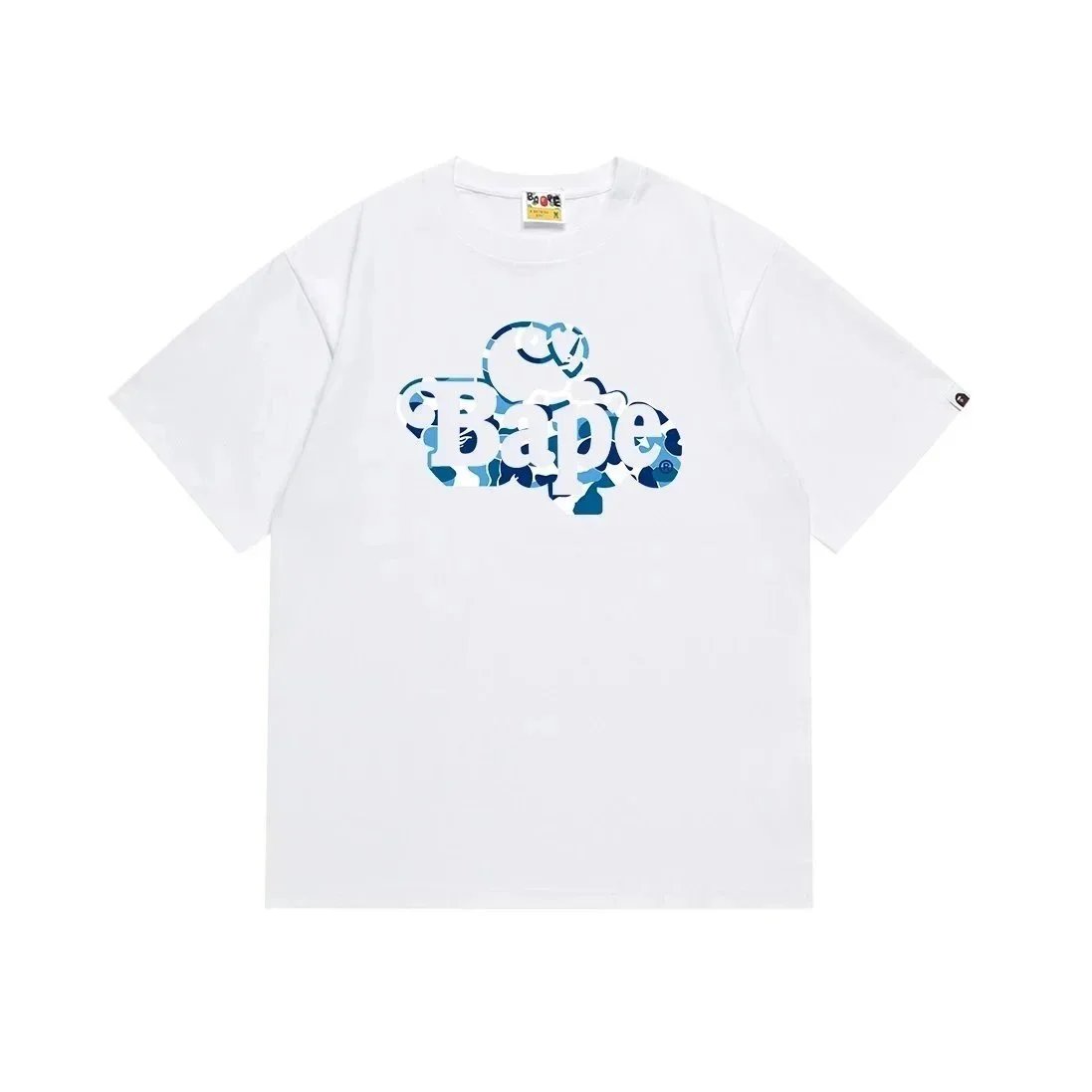 A BATHING APE Shirts Short-Sleeve Polo Shirt with Shark Logo — 31