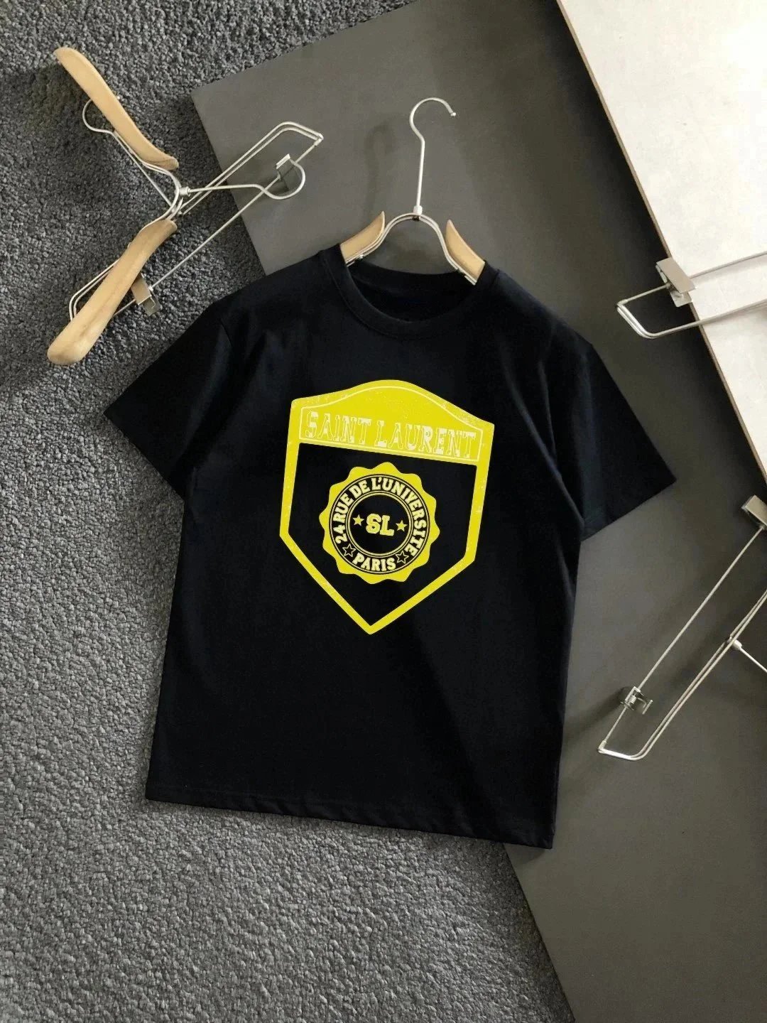 Saint Laurent T-Shirts YSL Logo Print image 11