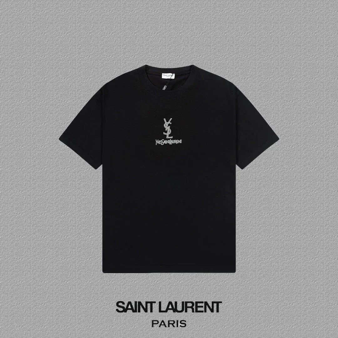 Saint Laurent T-Shirts YSL Logo Print — 06