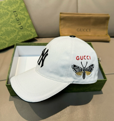 Gucci Hats Embroidered baseball cap — 2