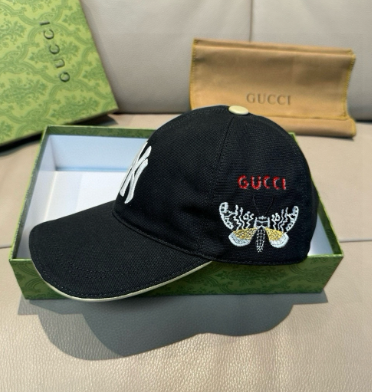 Gucci Hats Embroidered baseball cap — 12