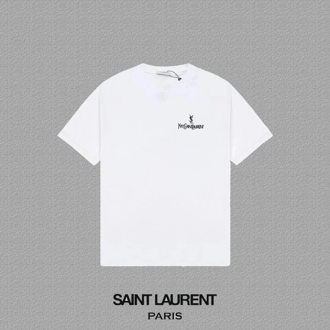 Saint Laurent T-Shirts YSL Logo Print — 11