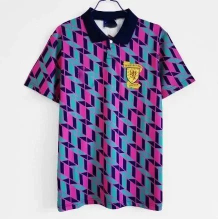 Umbro Football Jerseys Retro National Team Jersey — 198889 season Scotland away