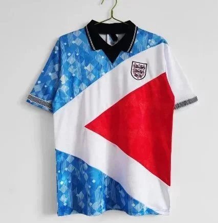 Umbro Football Jerseys Retro National Team Jersey — 1990 season England tricolour