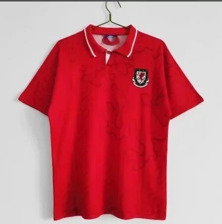 Umbro Football Jerseys Retro National Team Jersey — 94 season Wales at home