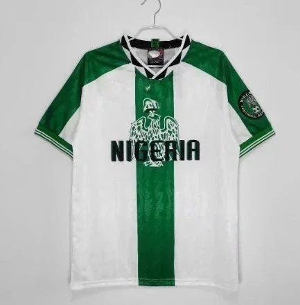 Umbro Football Jerseys Retro National Team Jersey — 1996 season away from Nigeria