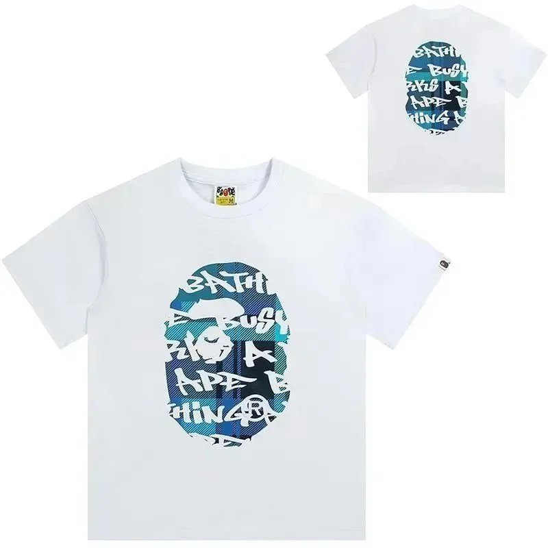 A BATHING APE Shirts Short-Sleeve Polo Shirt with Shark Logo image 13