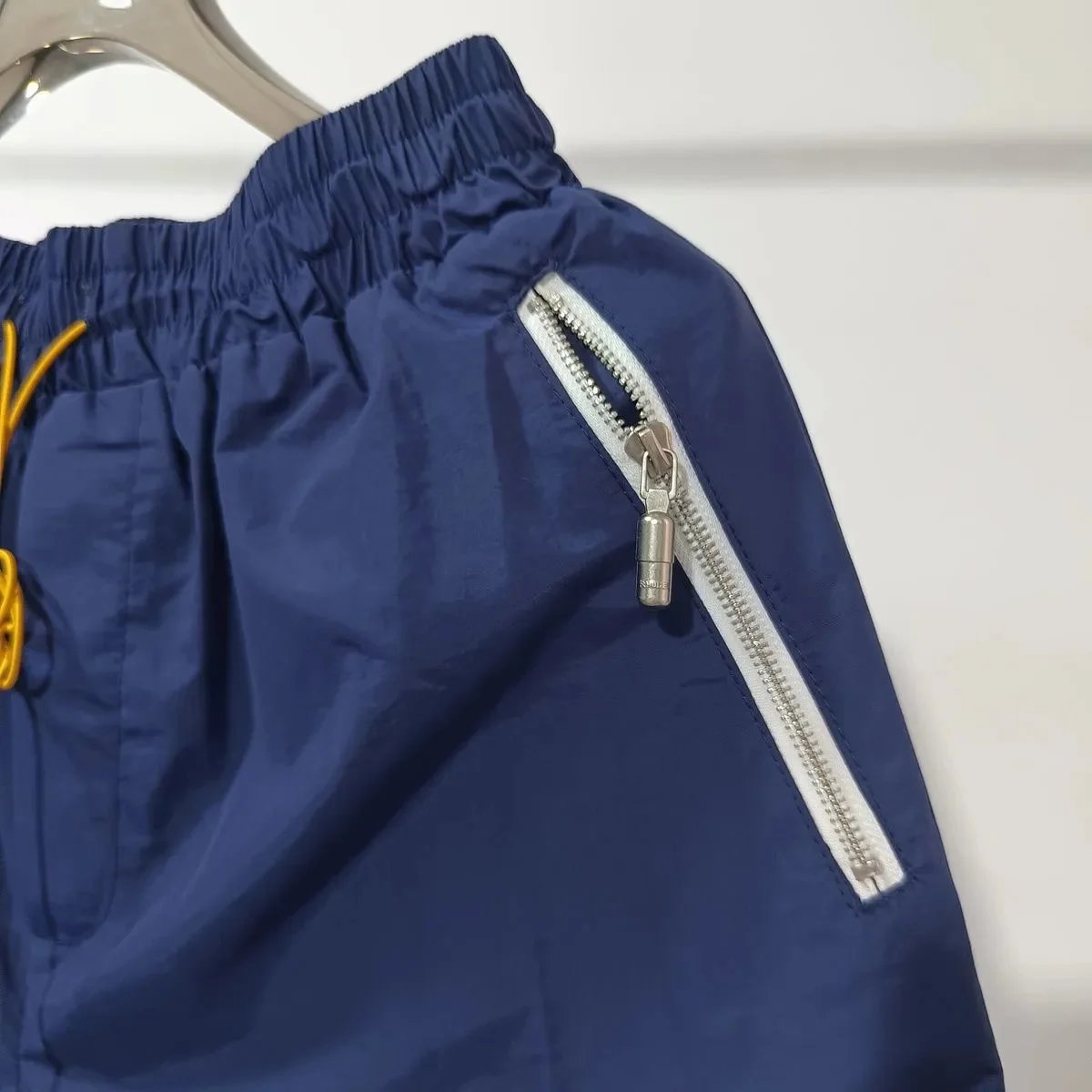 Rhude x Automobili Lamborghini Embroidered Logo Shorts Green - 14