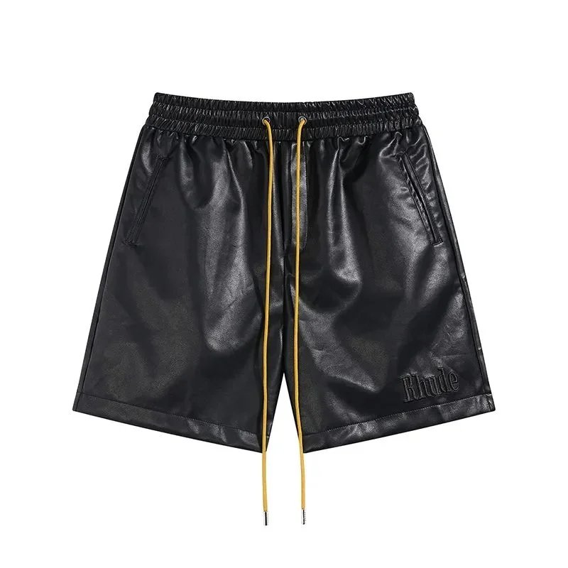 Rhude x Automobili Lamborghini Embroidered Logo Shorts Green - 30