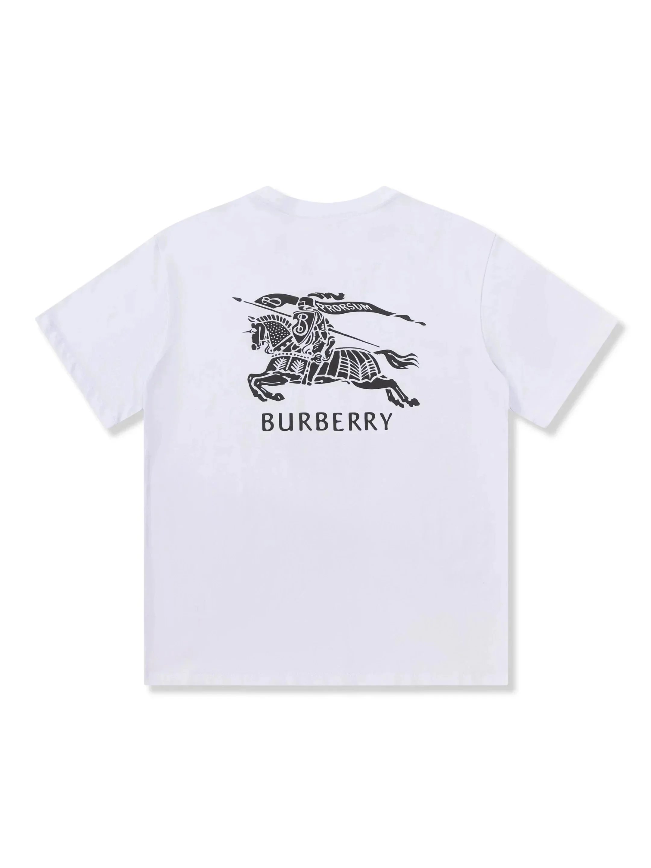 Burberry T-Shirts Crew-neck logo and graphic image 7