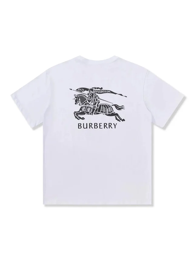 Burberry T-Shirts Crew-neck logo and graphic product detail image 7