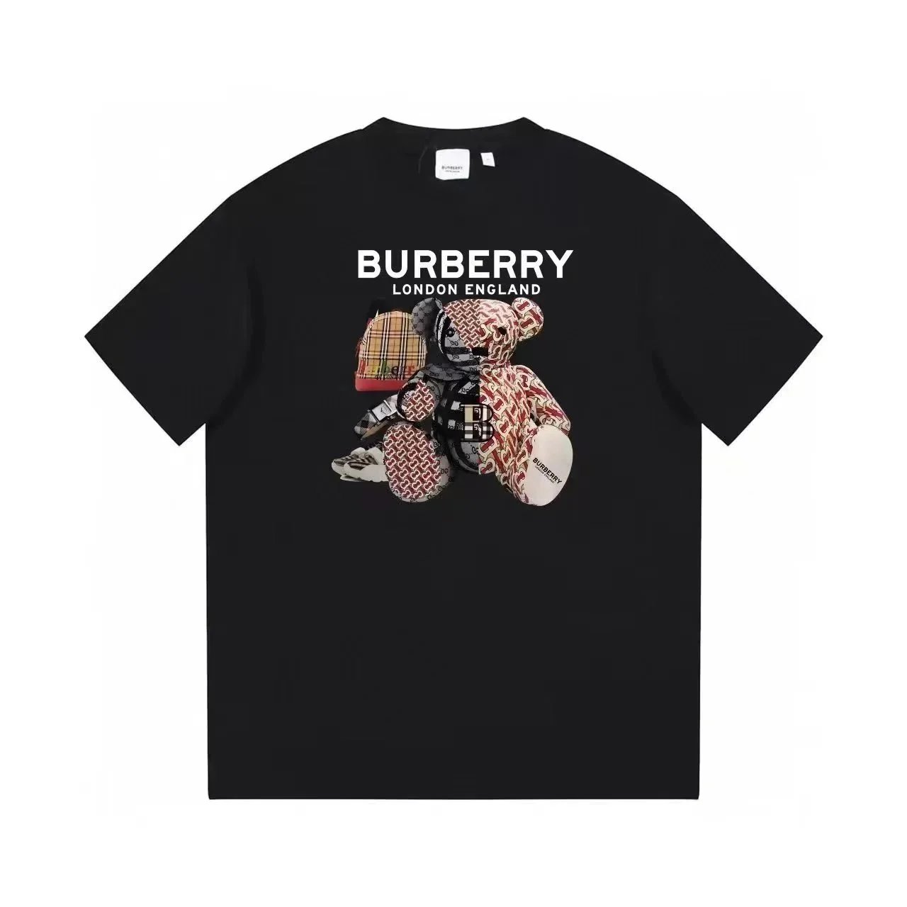 Burberry T-Shirts Crew-neck logo and graphic image 13