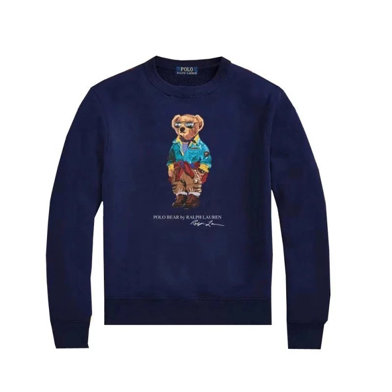 Ralph Lauren Polo Bear Graphic Navy Sweatshirt - 14