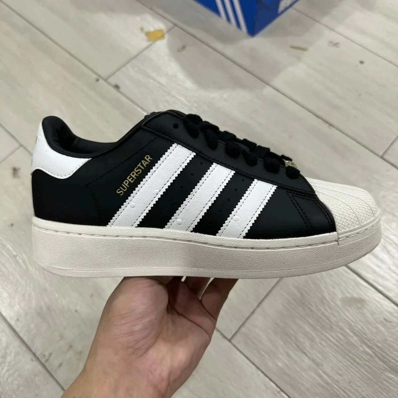 Adidas Superstar Bonega Platform — Black