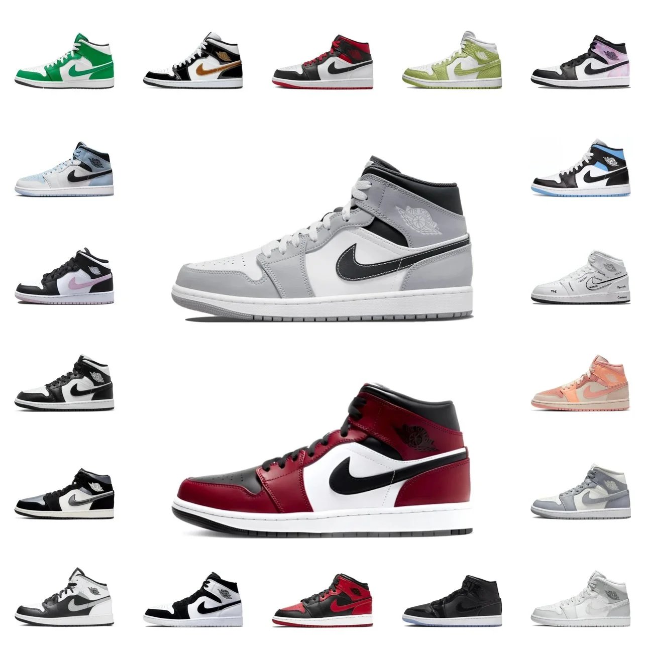G FULL-GRAIN LEATHER MID-TOP AMERICAN-STYLE