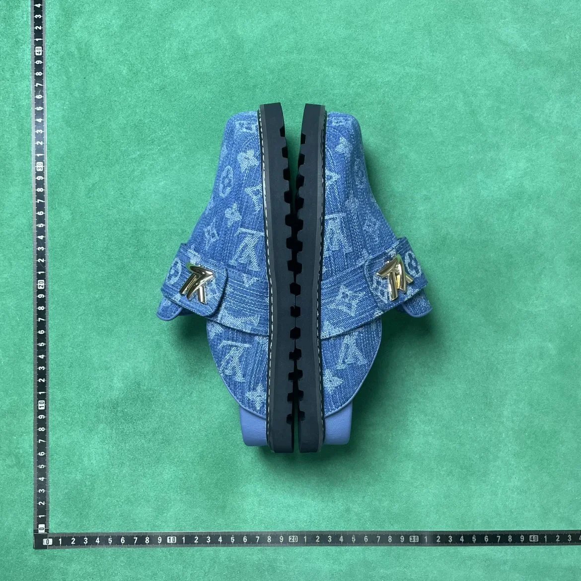 B7D DENIM FLAT ROUND HEAD