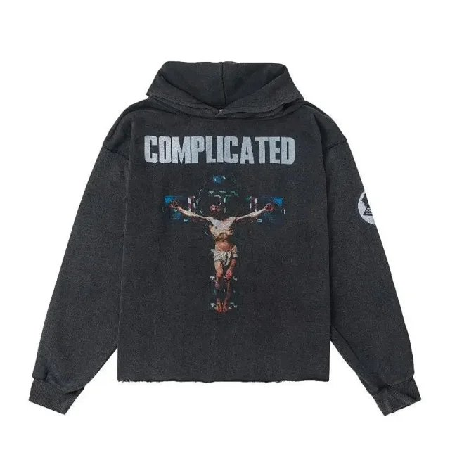 Unbranded Hoodies & Sweatshirts Washed graphic and product detail image 7