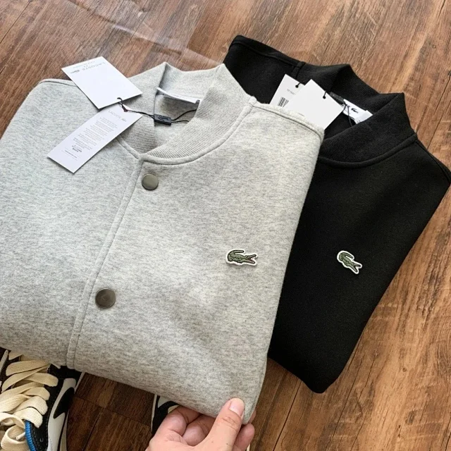 Lacoste Jackets Snap-Front Bomber Jacket product detail image 8