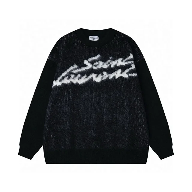 Saint Laurent Multiple knit sweater graphic designs product detail image 6