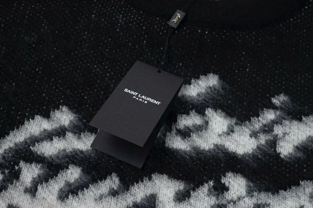 Saint Laurent Multiple knit sweater graphic designs product detail image 7