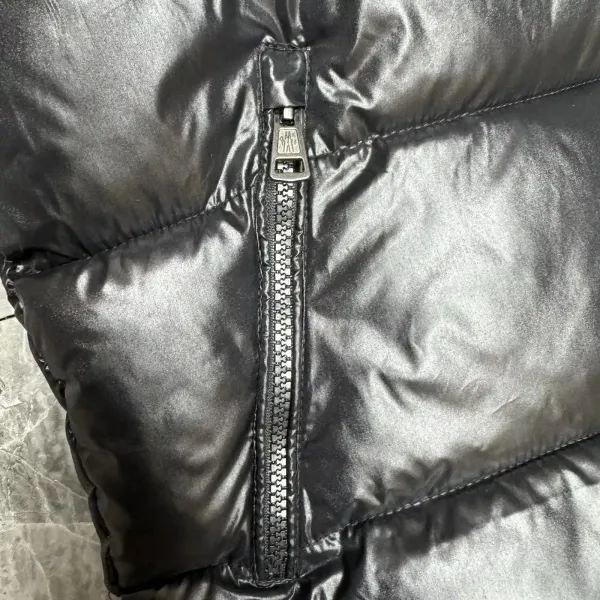 Gucci GG Monogram Hooded Down Vest Black - 4
