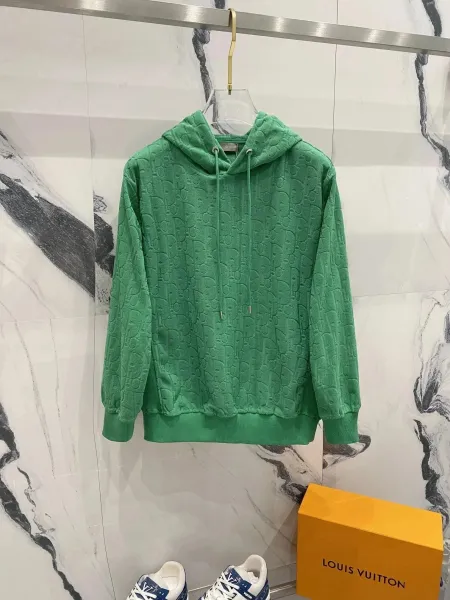 Dior Floral DIOR Logo Black Hoodie - 8