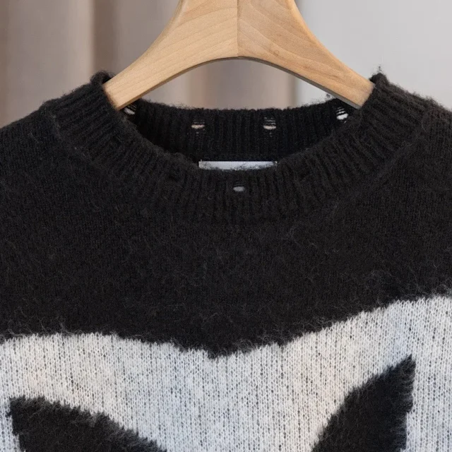 Saint Laurent Multiple knit sweater graphic designs product detail image 3