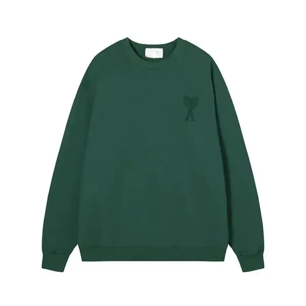 Comme des Garçons Play Heart Logo Sweatshirt Forest Green - 1