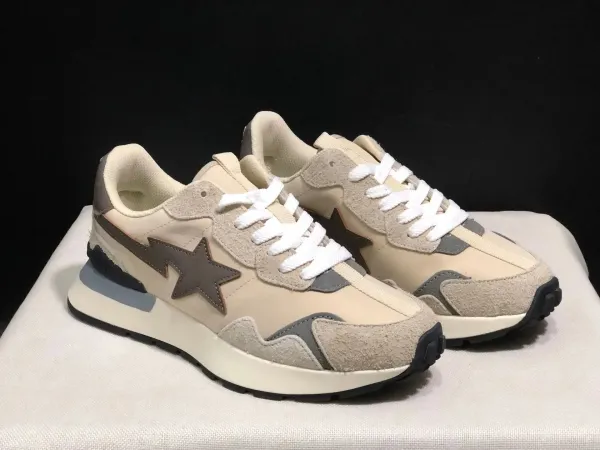 A-Cold-Wall* ACW Star Sneakers Beige Gray Chunky Sneakers - 1
